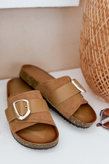 Ženske japonke NOLVINA beige Dstreet ZY0977