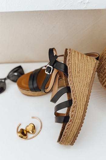 Ženski sandali SUMMERUP black Dstreet ZY0988