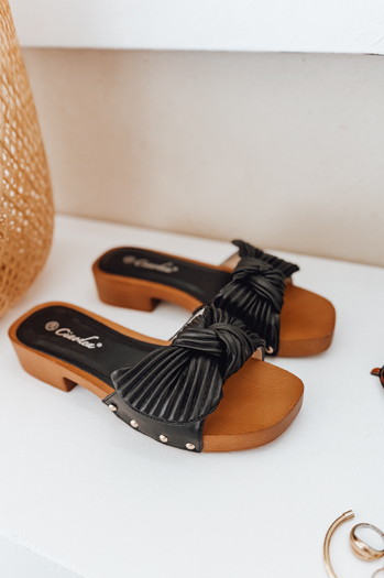 Ženske japonke CHICWOOD black Dstreet ZY0990