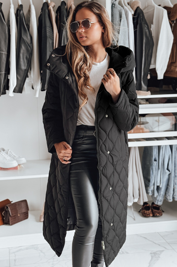 Ženska zimska bunda LIKEMIRA quilted black Dstreet TY4929