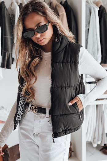 URBANELLE ženski prešiti telovnik black Dstreet TY4974