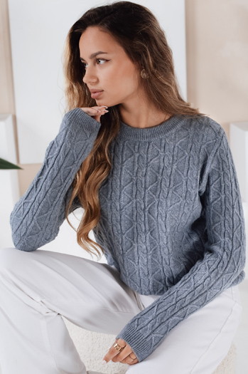 Ženski pulover BRAVINAi blue Dstreet MY2530