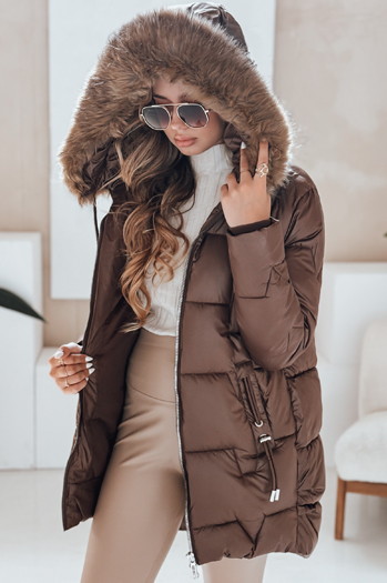 Ženska jakna coffee Dstreet TY5057