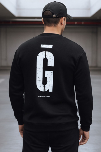 Moška grafitno črna majica Dstreet BX5930