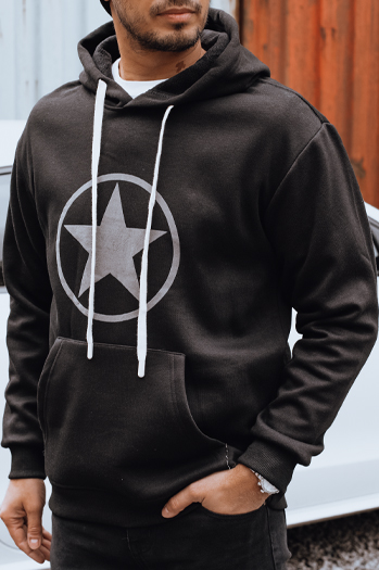 Moška črna majica Dstreet BX5932