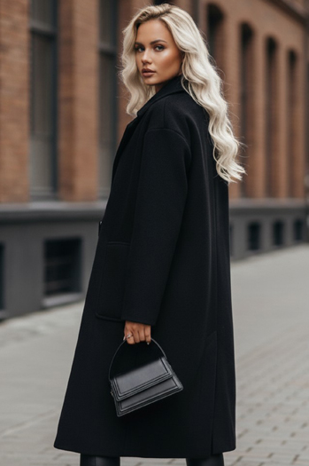 Ženski prevelik prehodni plašč LORINESS black Dstreet TY4692z