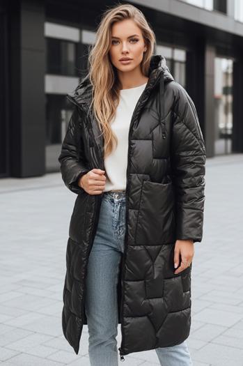 Ženska zimska bunda oversize black Dstreet TY5502