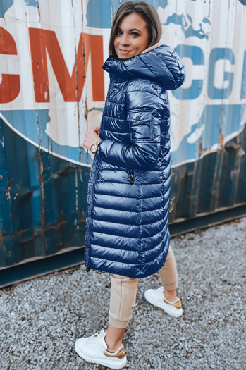 Ženska prešita zimska bunda LESSI blue Dstreet TY5517