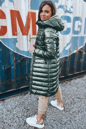 Ženska prešita zimska jakna LESSI green Dstreet TY5524