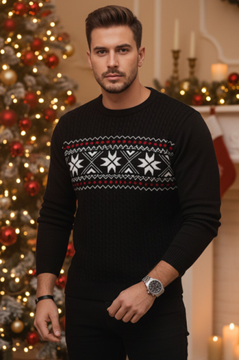 Moški črni pulover Dstreet WX2276z