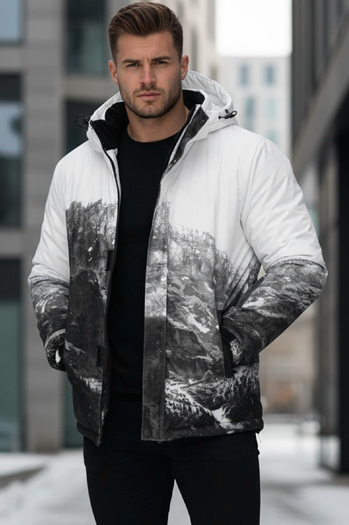 Moška zimska smučarska jakna črna Dstreet TX5124