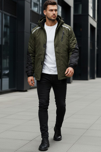 Moška zelena jakna Dstreet TX5128