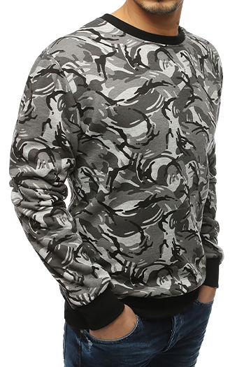 Moška trenirka jopa Barva Svetlosiva DSTREET BX4266