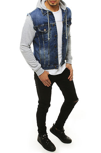 Moška jeans jakna Barva Modra DSTREET TX3293