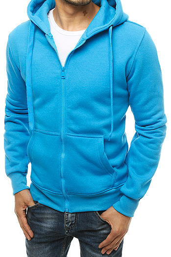 Moška jopa z zadrgo Barva Svetlo modra DSTREET BX4689