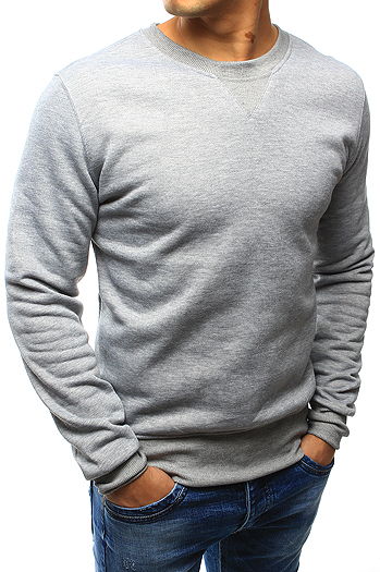 Moška gladek jopa Barva Svetlosiva DSTREET BX4822
