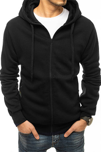 Moška jopa z zadrgo Barva Črna DSTREET BX4940