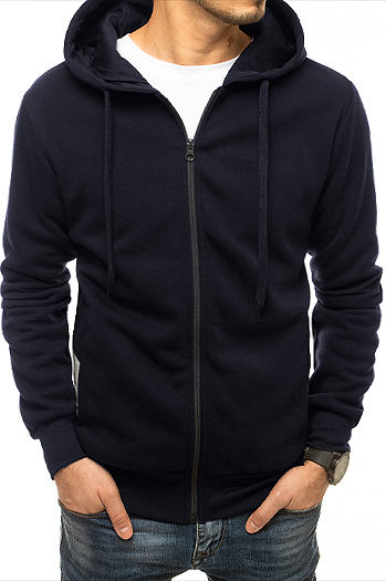 Moška jopa z zadrgo Barva Mornarica DSTREET BX4944