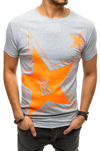 Moška majica s potiskom Barva Svetlosiva DSTREET RX4361