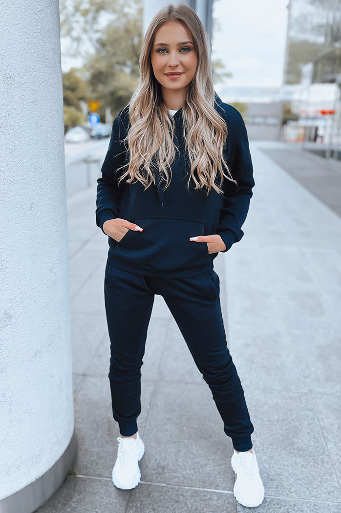 Ženski komplet trenirke DRESSLILY Barva Mornarica DSTREET AY0460