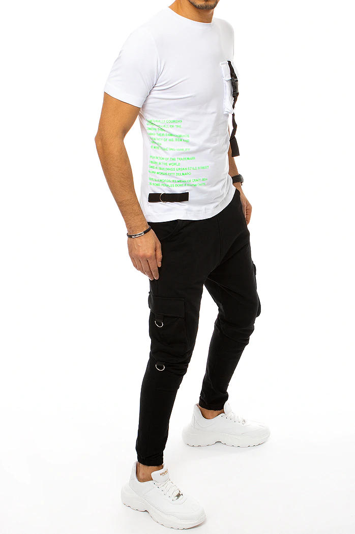 Moške komplet trenirke Barva Bela DSTREET AX0368