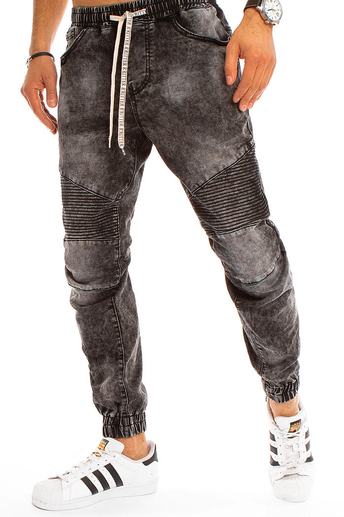 Moške jogger hlače Barva Temno siva DSTREET UX3225
