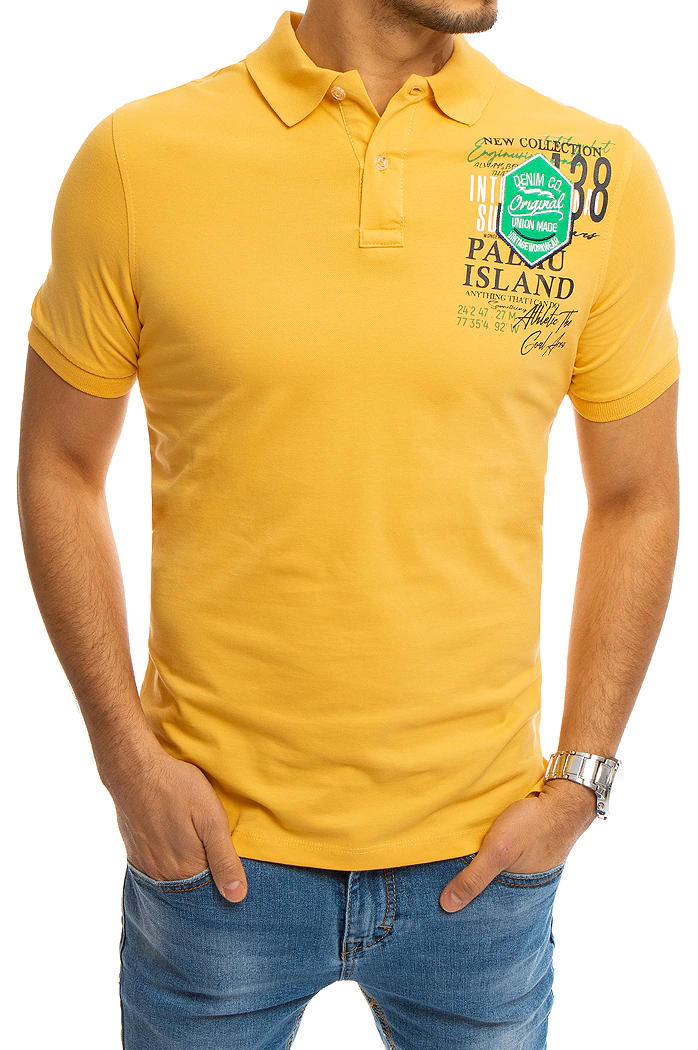 Moška polo Barva Rumena DSTREET PX0372