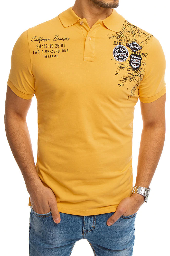 Moška polo Barva Rumena DSTREET PX0375