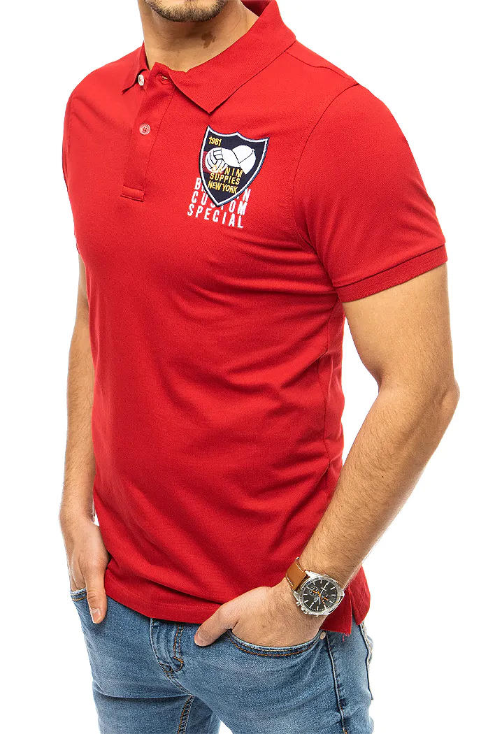 Moška polo Barva rdeča DSTREET PX0390
