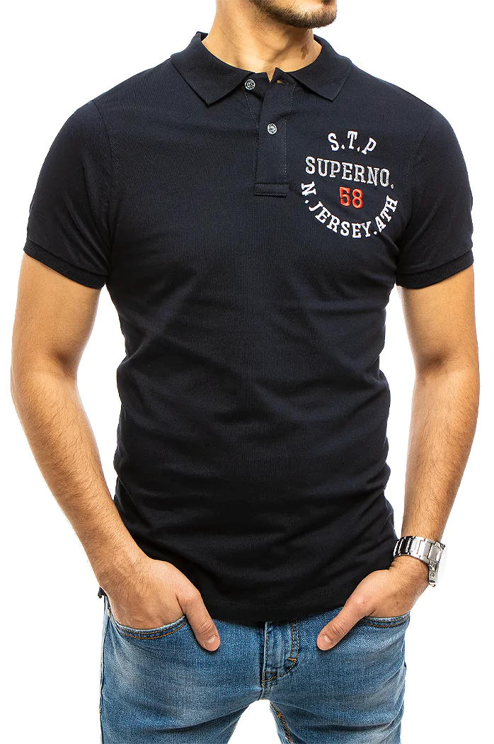 Moška polo Barva Mornarica DSTREET PX0418