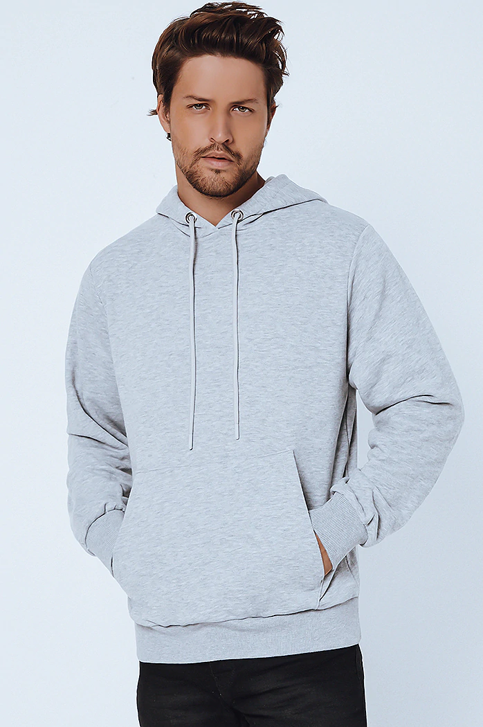 Moška jopa s kapuco Barva siva DSTREET BX5019