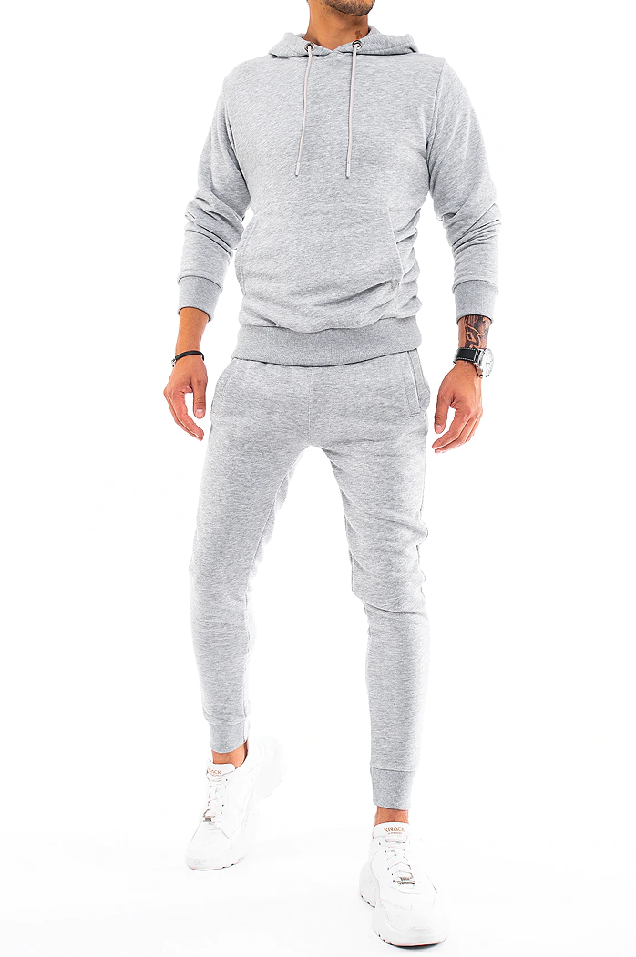 Moške komplet trenirke Barva Svetlosiva DSTREET AX0438
