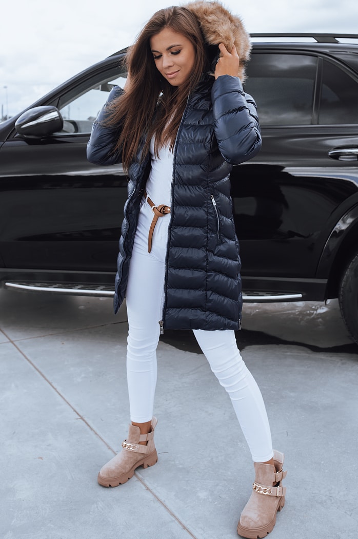 Ženska prešita jakna REBECCA Barva Modra DSTREET TY2143
