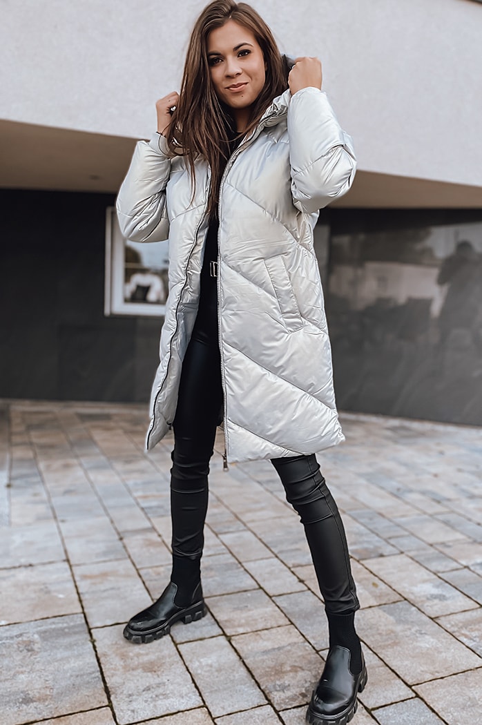 Ženska zimska jakna MAGGIE Barva siva DSTREET TY2408