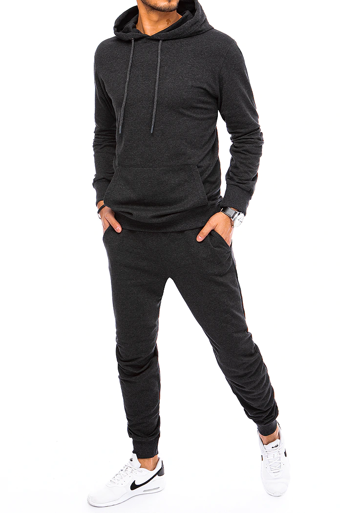 Moške komplet trenirke Barva Grafit DSTREET AX0540