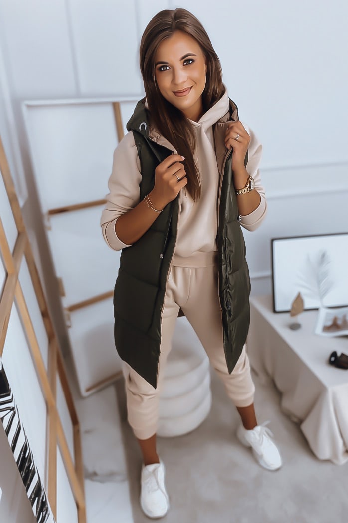 Ženski brezrokavnik ROSI zelena Dstreet TY2868