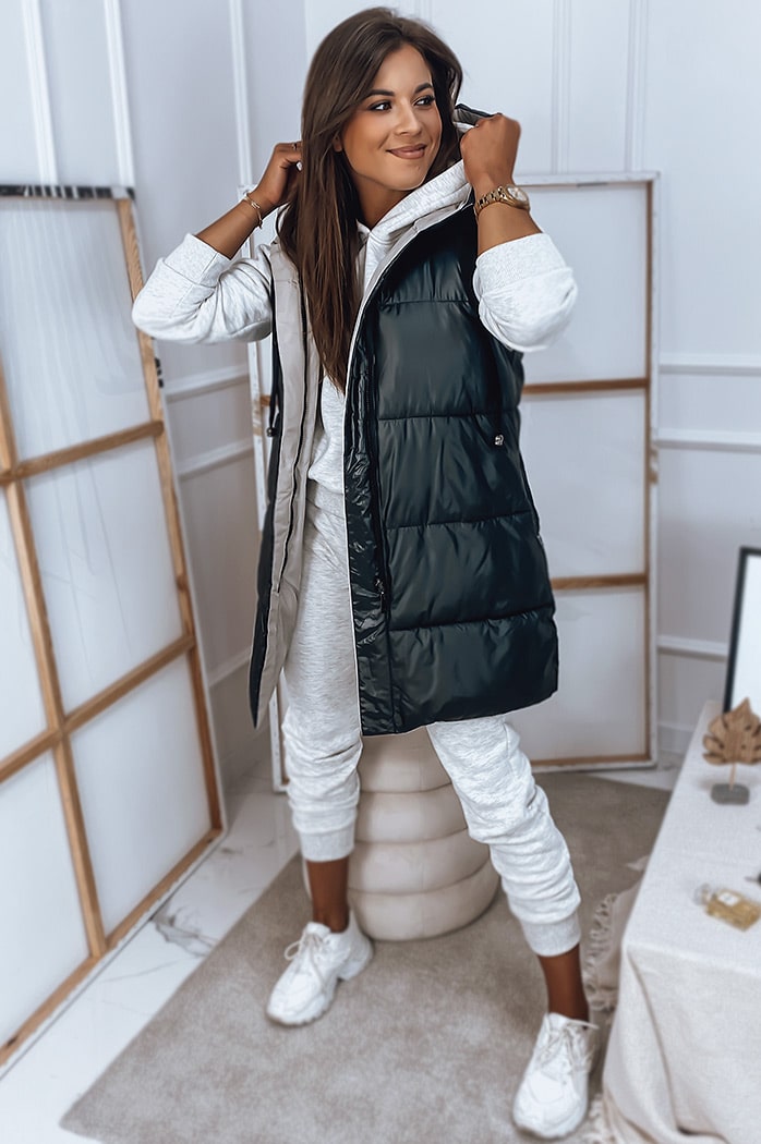 Ženski brezrokavnik ROSI črna Dstreet TY2869