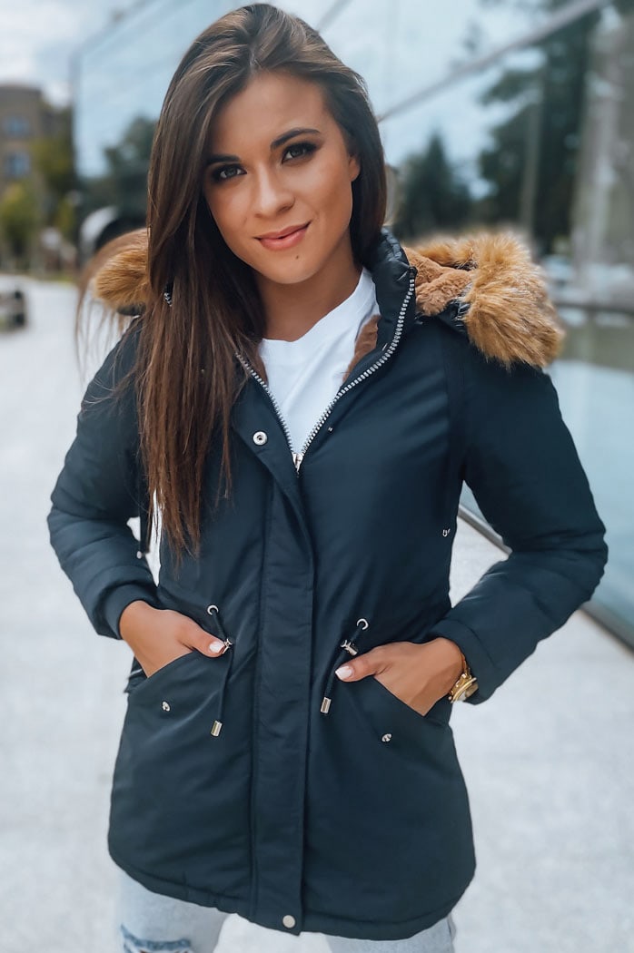 Ženska zimska jakna NEXT temno-modra Dstreet TY2891