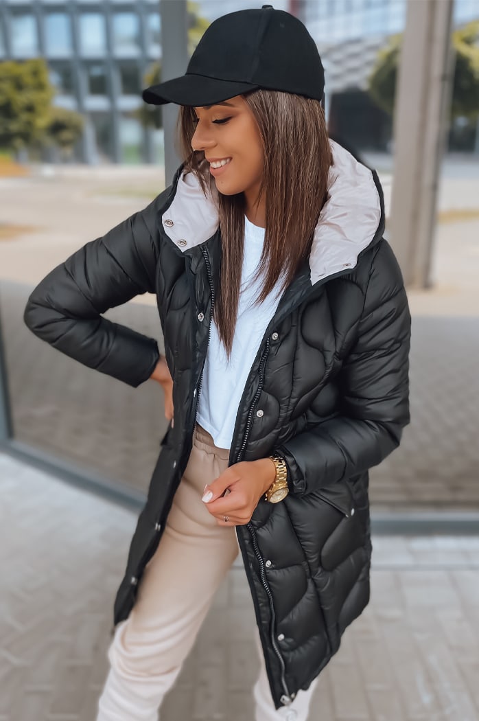 Ženska prehodna jakna LORET črna Dstreet TY2894