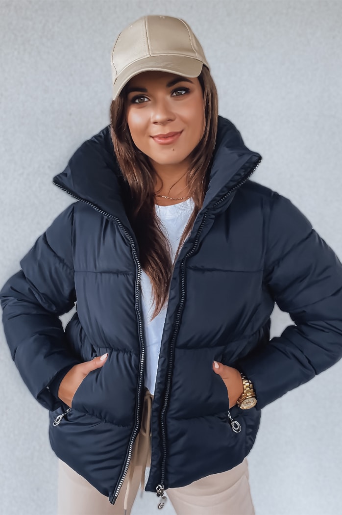 Ženska zimska jakna BUENO temno-modra Dstreet TY2898