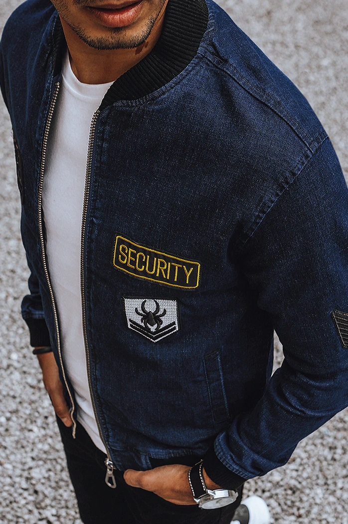 Moška jeans jakna Barva Črna DSTREET TX4108