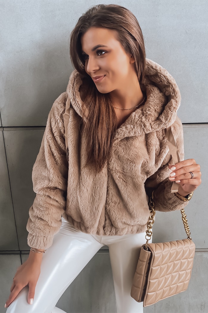 Ženska jakna FRESCO camel Dstreet TY2973
