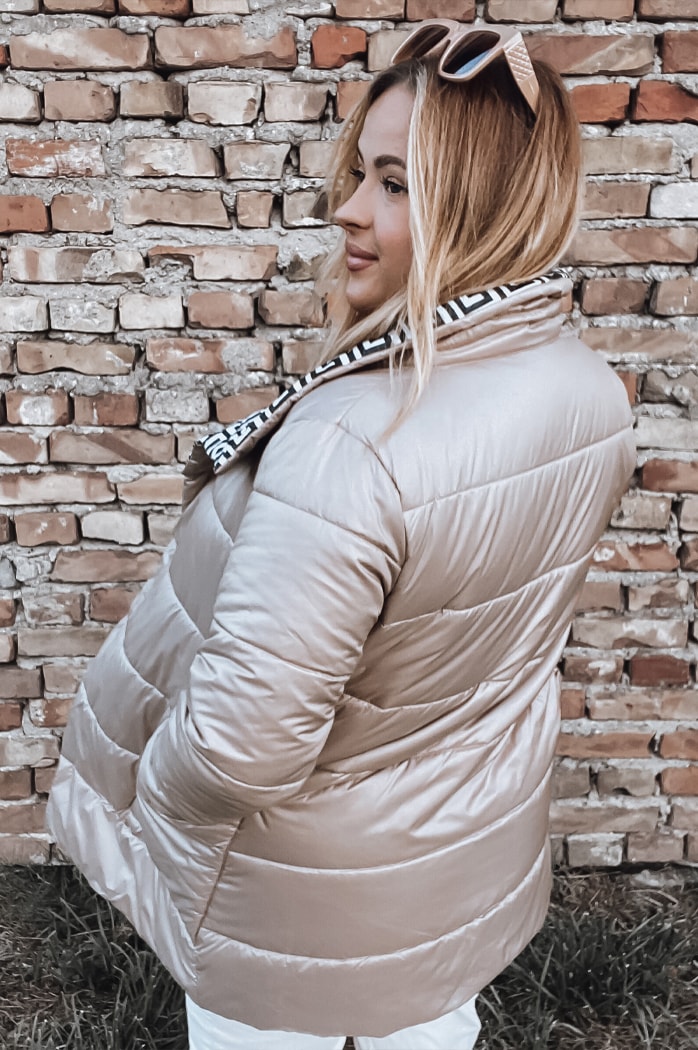 Ženska prehodna jakna VETIS camel Dstreet TY2977