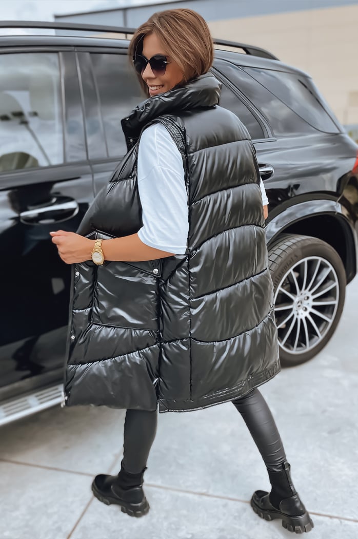 Ženski brezrokavnik MARIEL črna Dstreet TY3017