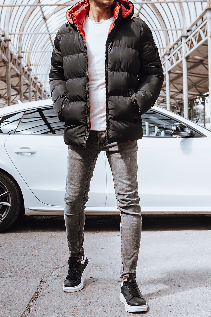 Moška zimska jakna Barva Črna DSTREET TX4217