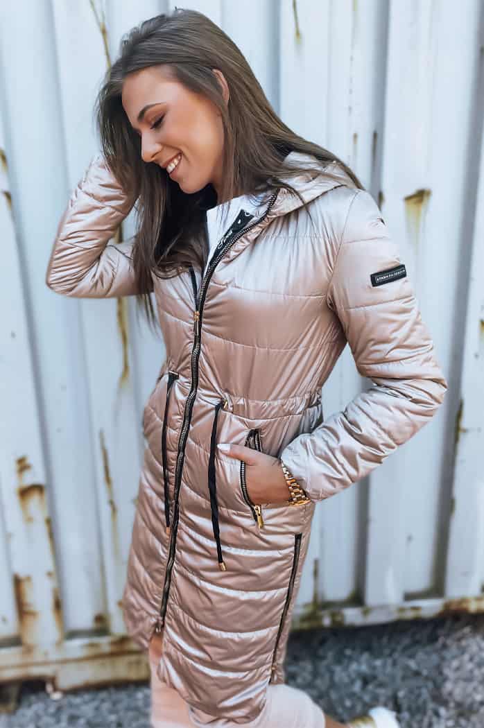Ženska jakna BIBI camel Dstreet TY3114