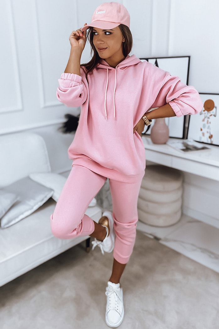 Ženski komplet trenirke KSENIIA PREMIUM Barva Roza DSTREET AY0706