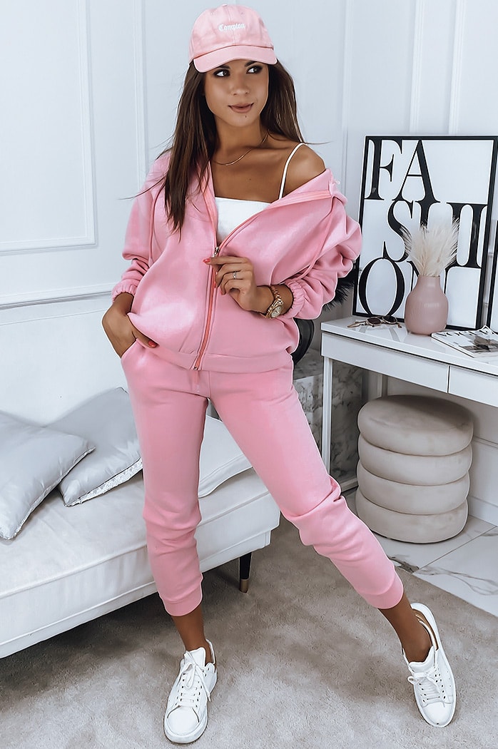 Ženski komplet trenirka AMILIA PREMIUM roza Dstreet AY0743