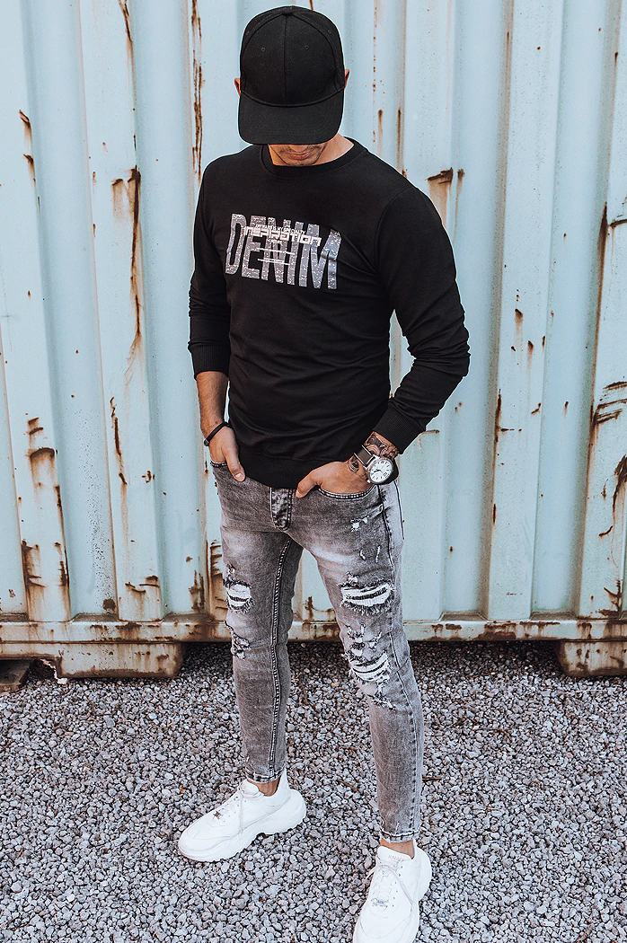 Moška jopa s potiskom Barva Črna DSTREET BX5359