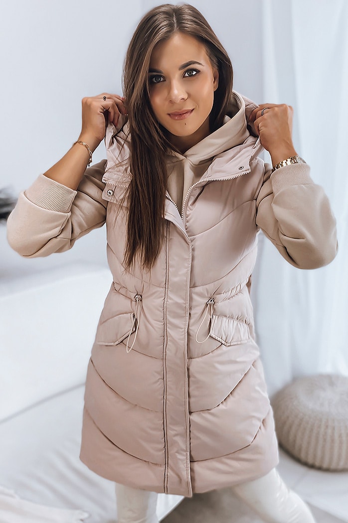 Ženski brezrokavnik GAMIS bež Dstreet TY3293